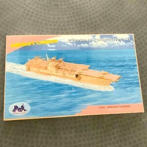 NWOT Aircraft Carrier Woodcraft Construction Kit